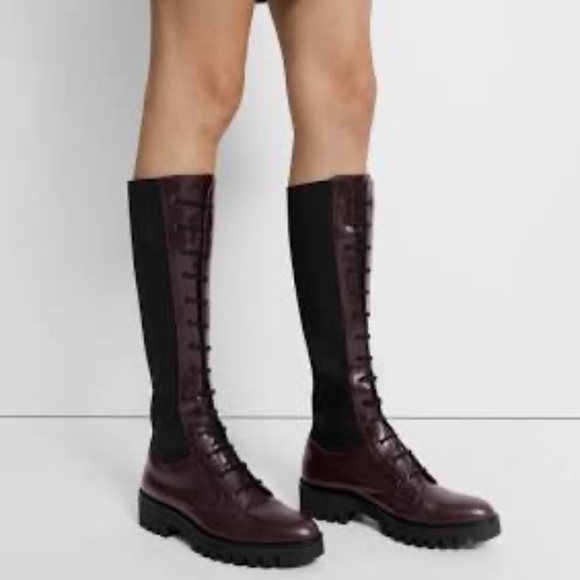 Theory Shoes - Theory Laced Lug Boot- Leather